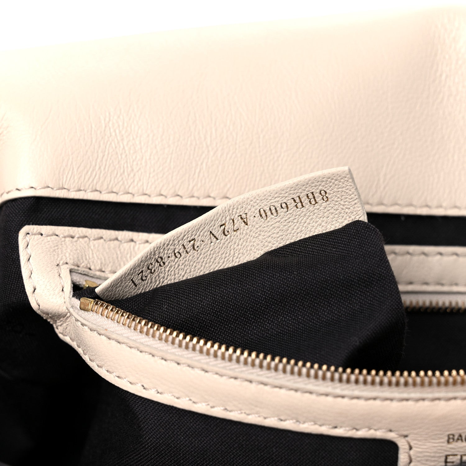 Fendi Nappa FF 1974 Embossed Baguette Camelia 7 of 13