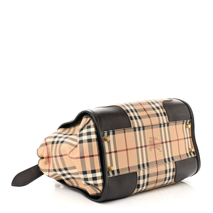 Burberry Haymarket Check Small Gladstone Chocolate 4 of 18