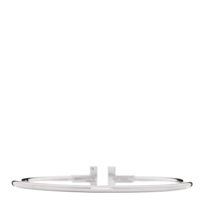 Tiffany 18K White Gold T Wire Bracelet 2 of 4