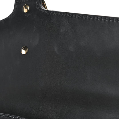 Gucci Calfskin Medium Sylvie Top Handle Bag Black 13 of 13