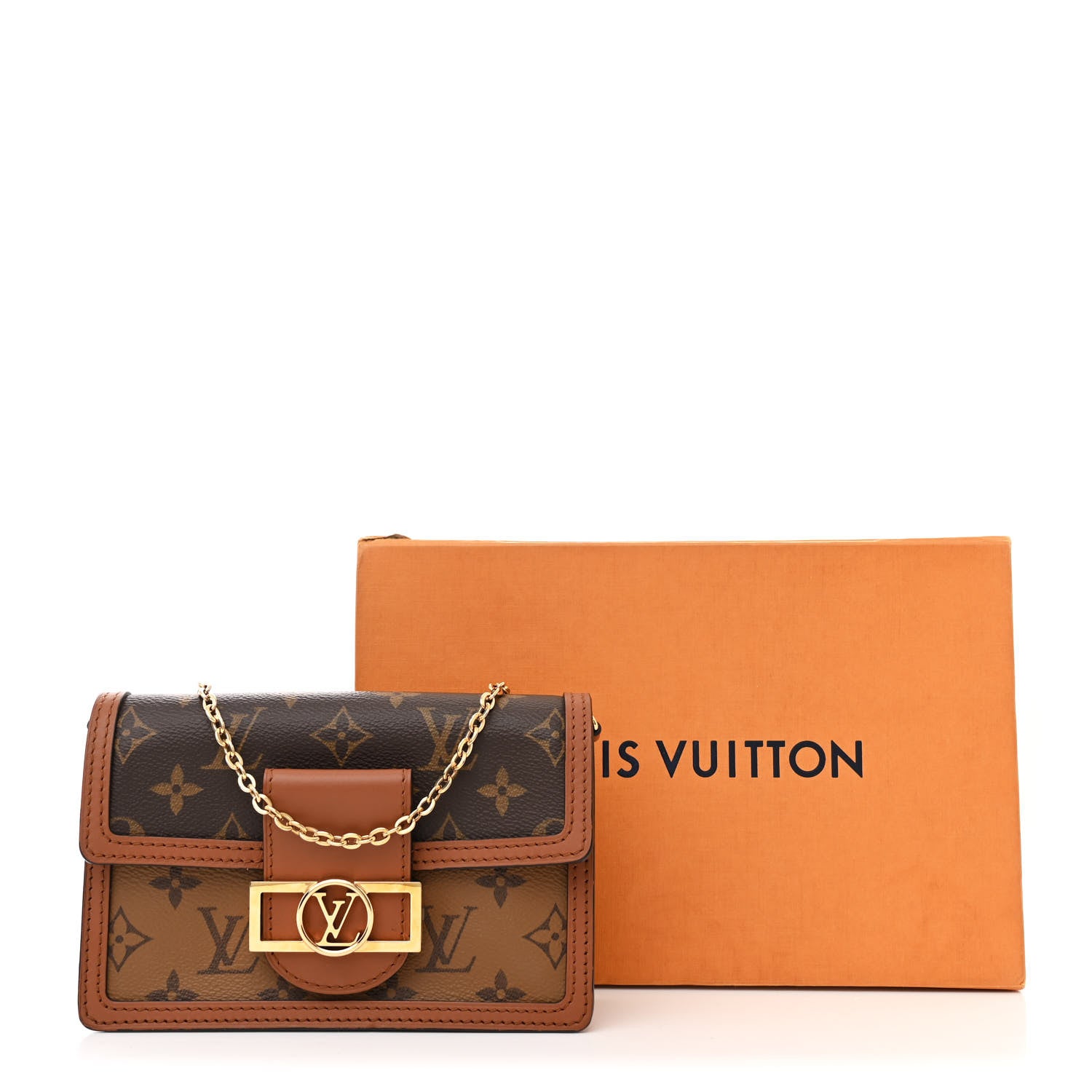 Louis Vuitton Reverse Monogram Dauphine Chain Wallet 11 of 11
