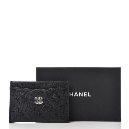 Chanel Caviar Quilted Card Holder Black 8 of 8
