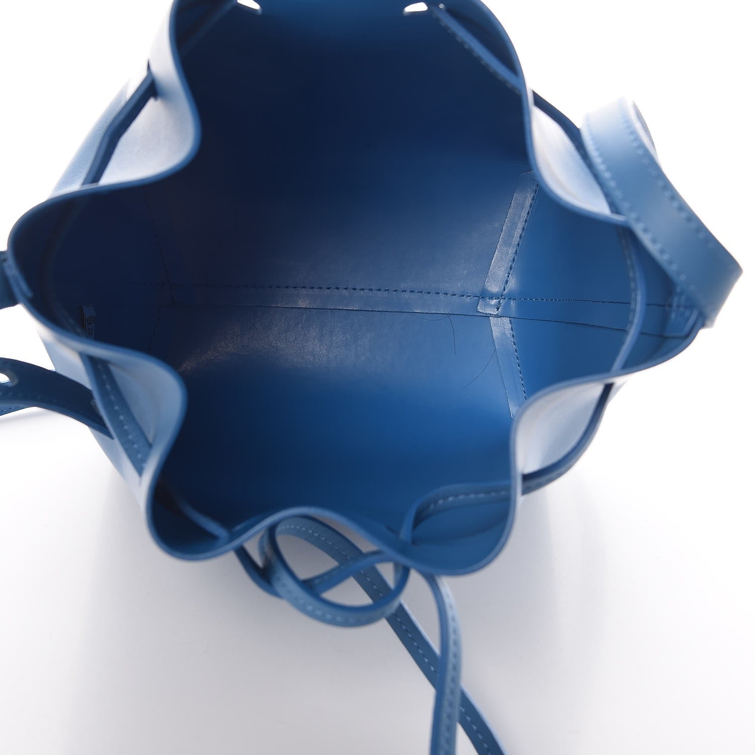 Mansur Gavriel Calfskin Mini Bucket Bag Sea Blue 5 of 6