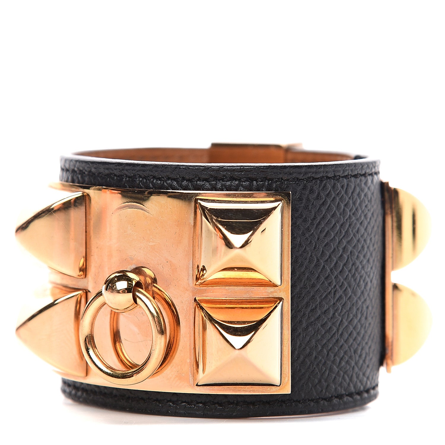 Hermes Epsom Collier de Chien CDC Bracelet XS Black 1 of 7