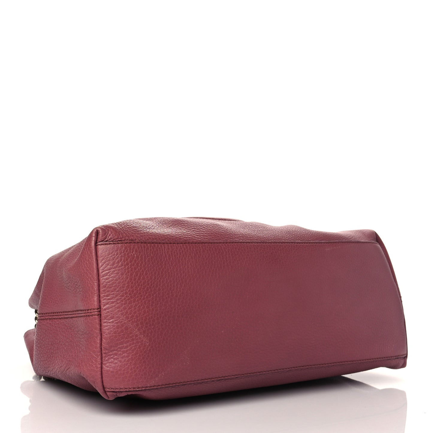 Pebbled Calfskin Medium Soho Chain Shoulder Bag Peonia Flower