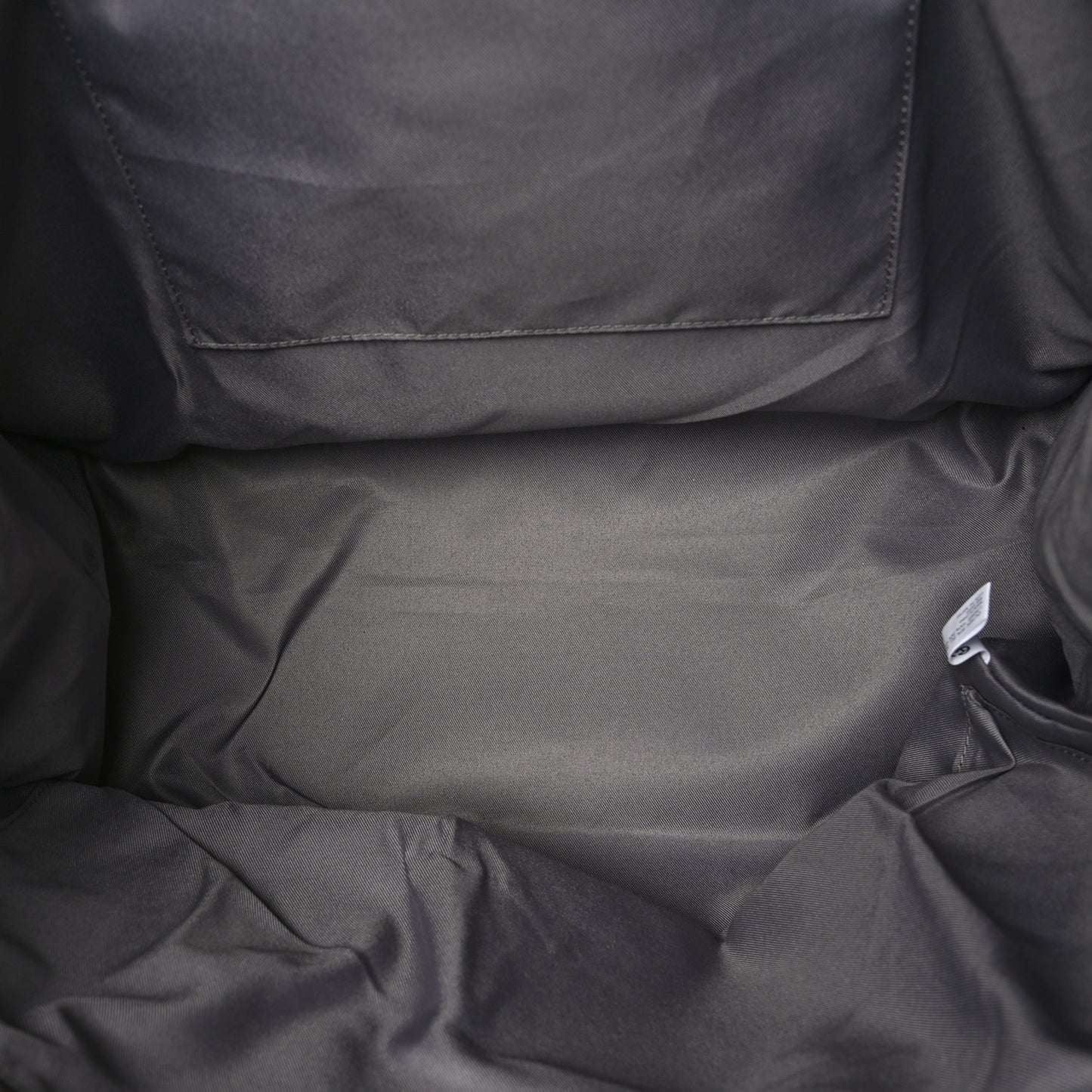 Vegan Leather Large Shopping Bag Grey