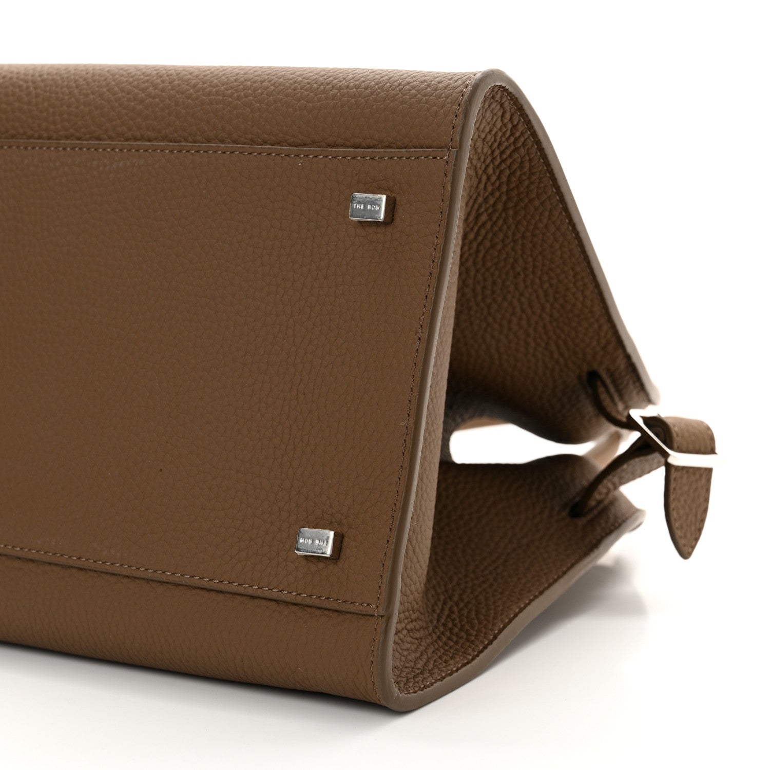 The Row Matte Grained Calfskin Soft Margaux 12 Taupe 9 of 9