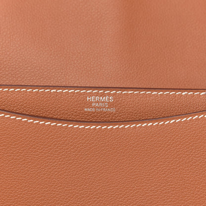 Hermes Togo Steve Light Messenger Gold 6 of 9