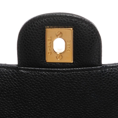 Chanel Caviar Quilted Medium Double Flap Black 5 of 9