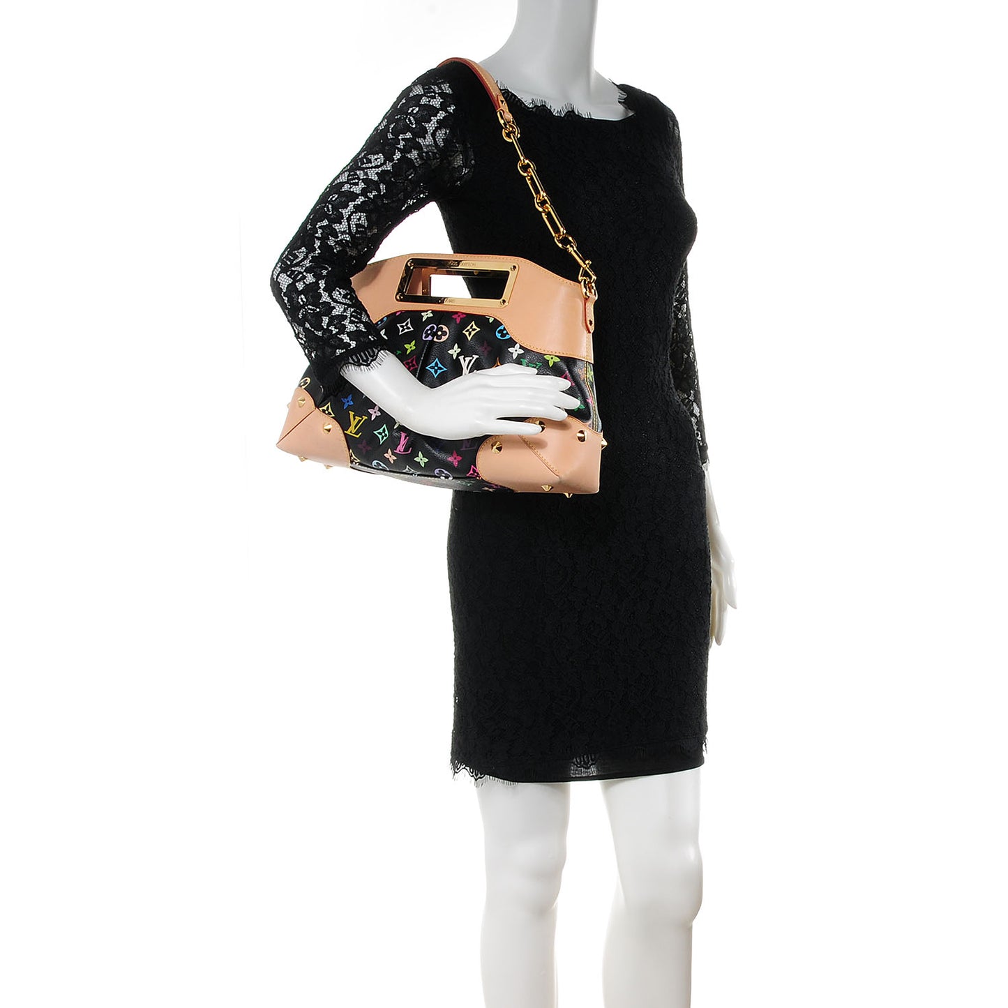 Monogram Multicolor Judy MM Black