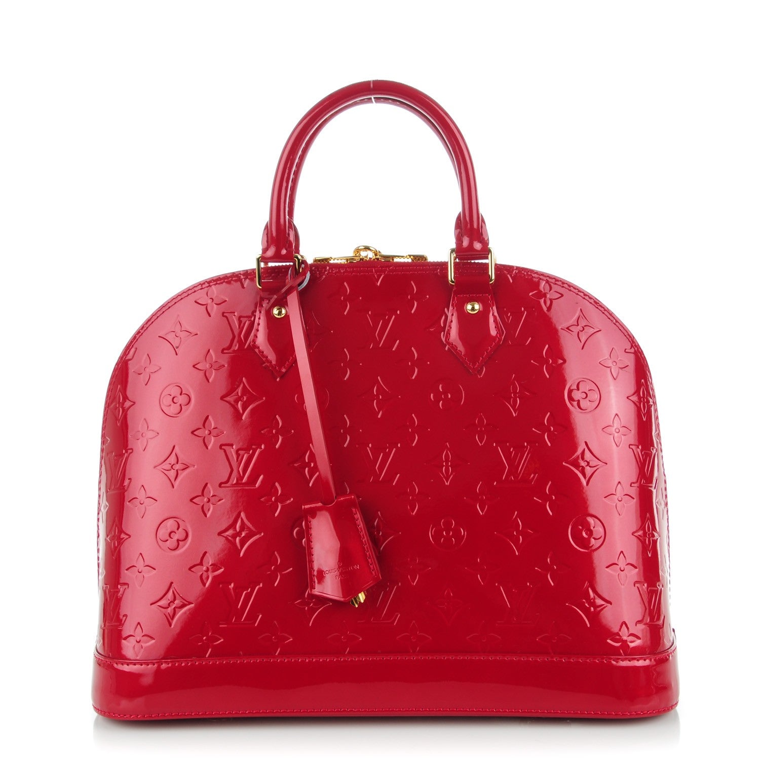 Louis Vuitton Vernis Alma MM Pomme D'Amour 1 of 8