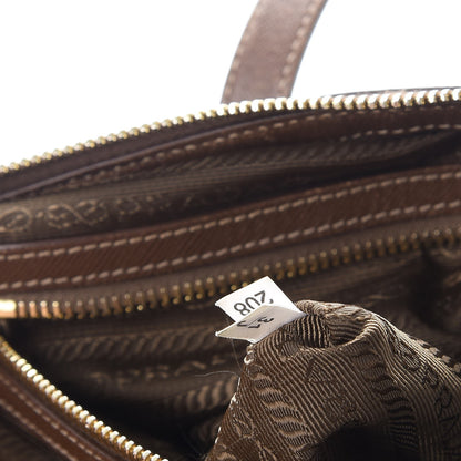 Prada Tessuto Nylon Saffiano Tote Corinto 9 of 19