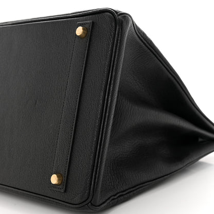 Hermes Chevre De Coromandel Birkin 40 Black 10 of 15