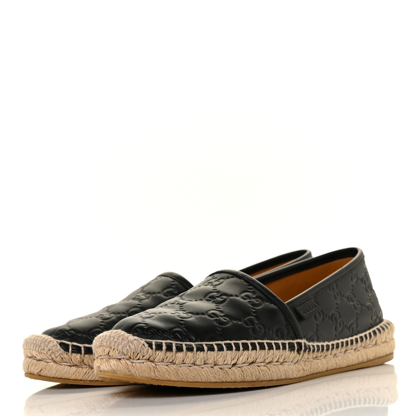 Guccissima Signature Espadrilles 38 Black