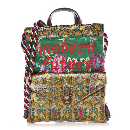 Gucci Brocade Modern Future Drawstring Backpack Multicolor 1 of 7