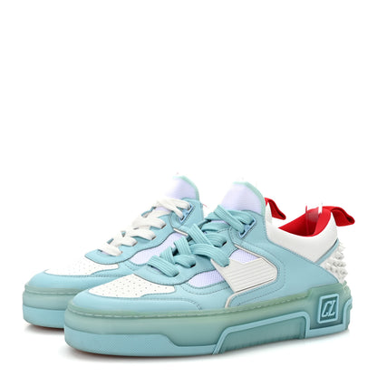 Christian Louboutin Calfskin Spike Astroloubi Donna Low Top Sneaker 39.5 Mineral White 4 of 7