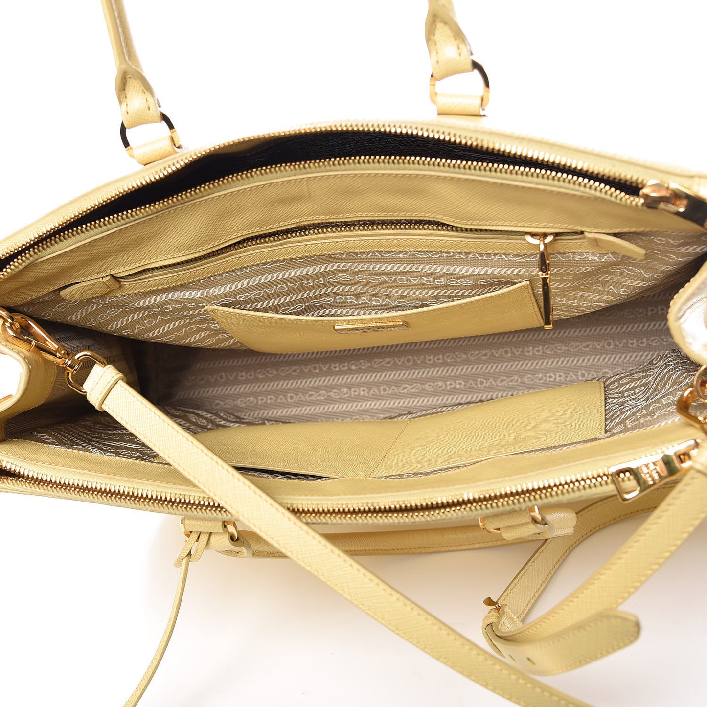 Saffiano Large Galleria Double Zip Tote Ginestra