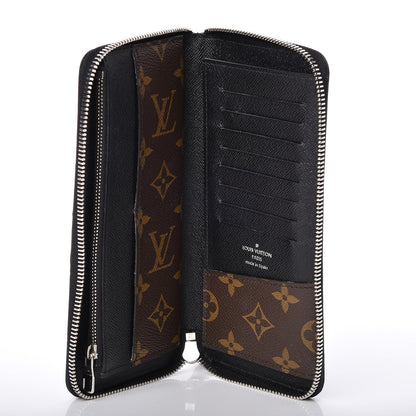 Louis Vuitton Monogram Macassar Vertical Zippy Wallet 5 of 6