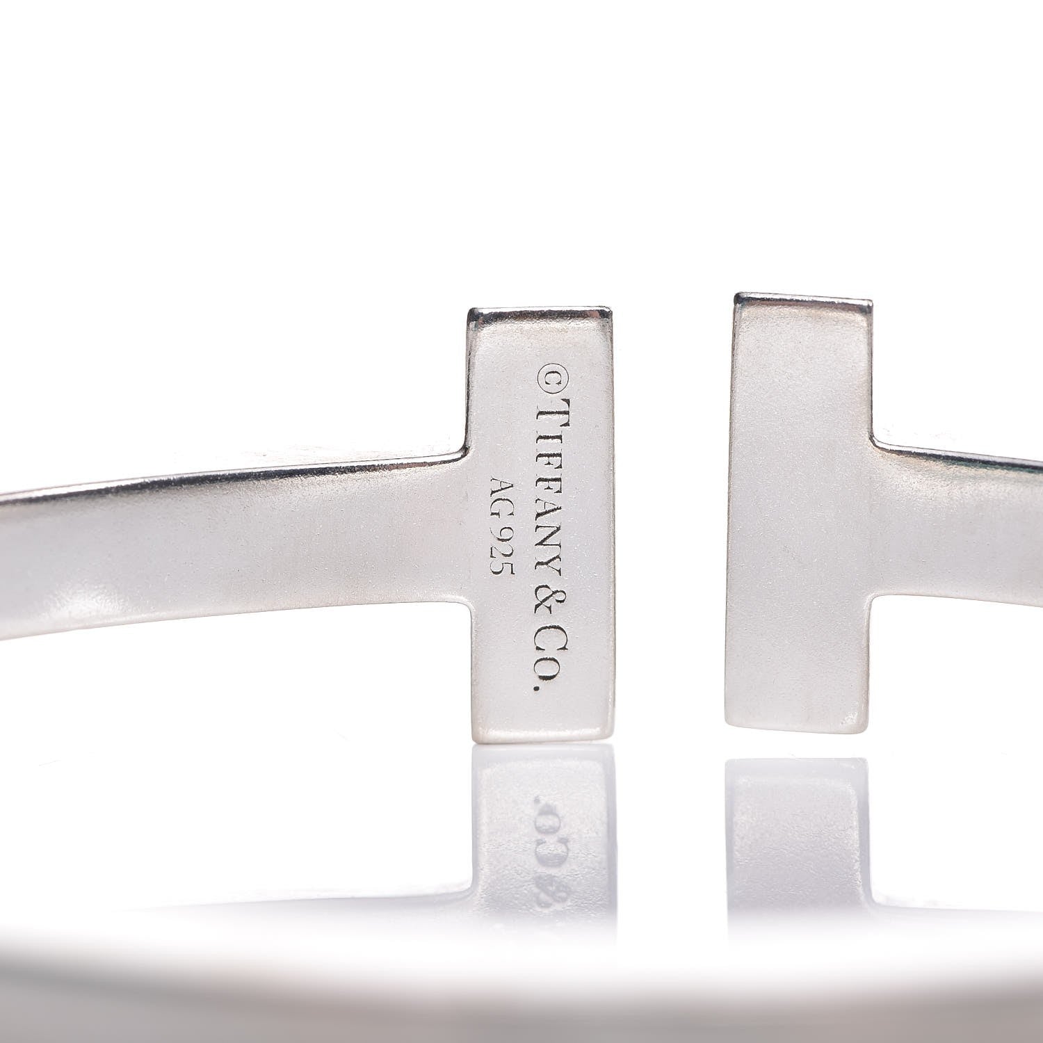 Tiffany Sterling Silver T Square Bracelet 4 of 4