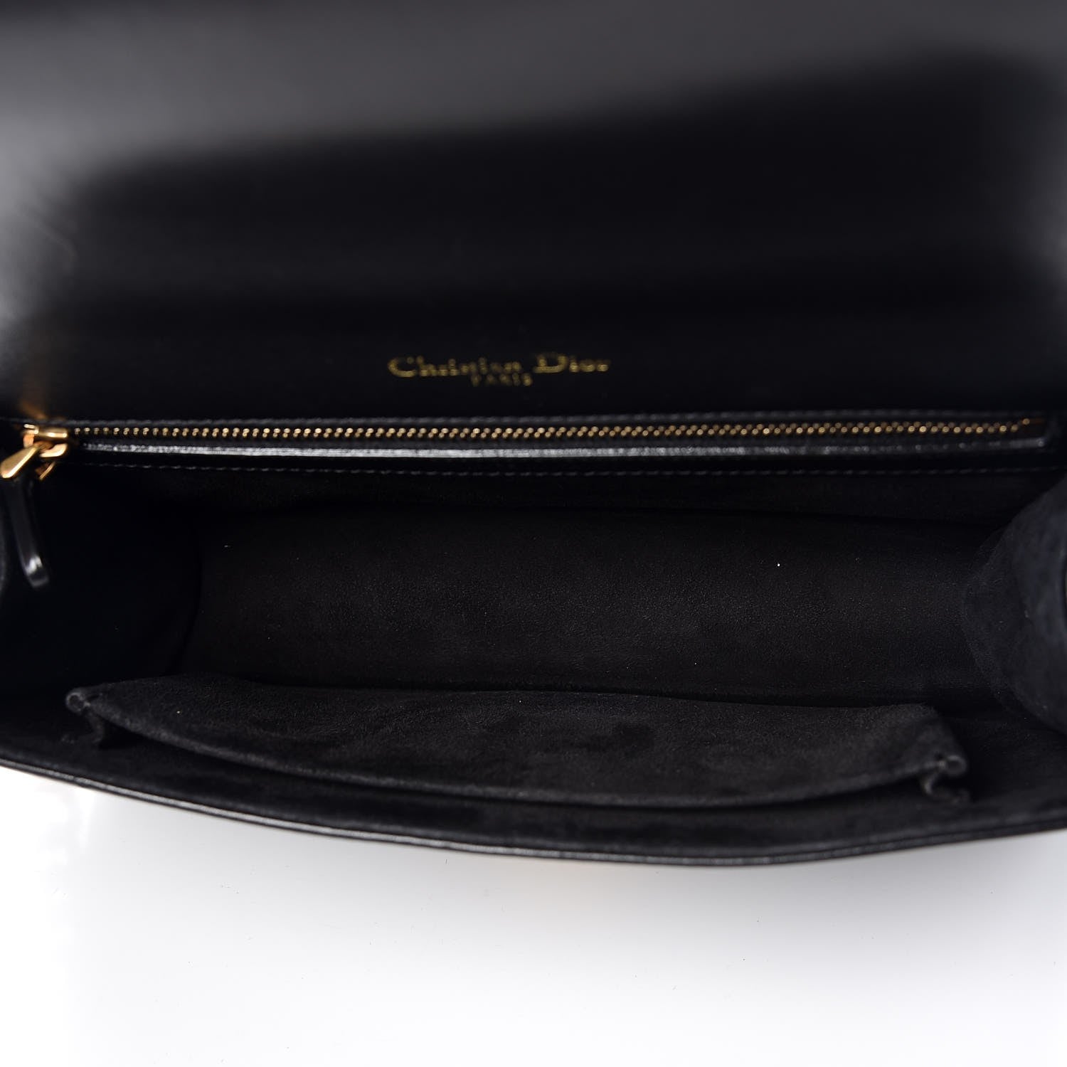 Christian Dior Lambskin Studded Medium Diorama Flap Bag Black 8 of 10
