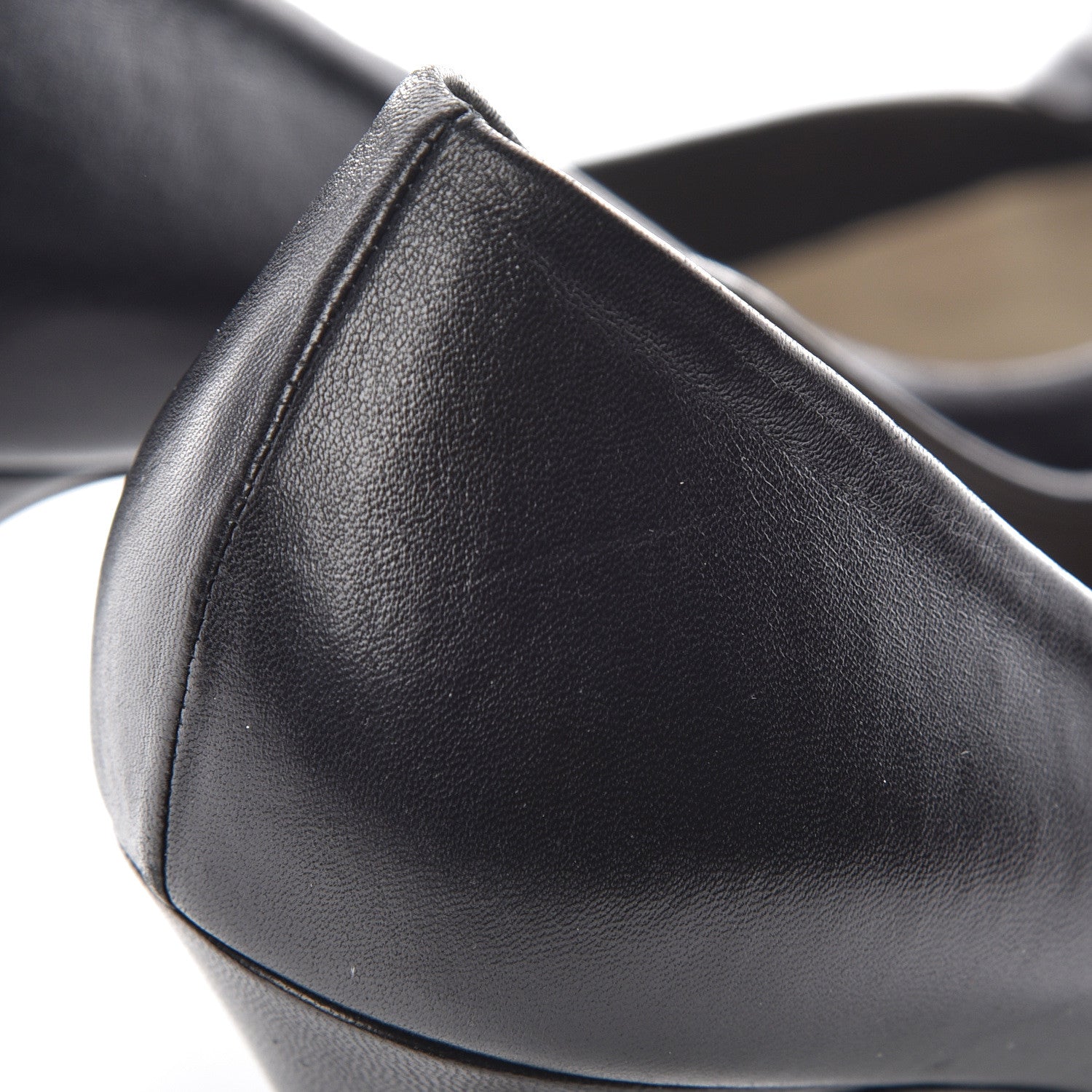 Chanel Lambskin Camellia Pumps 39.5 Black 14 of 15