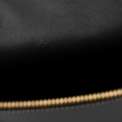 Celine Smooth Calfskin Double Stitching Mini Belt Bag Black 11 of 12