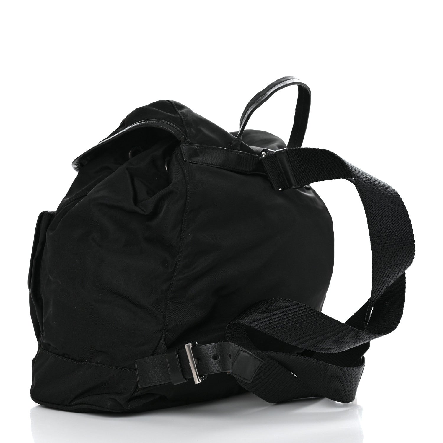 Prada Nylon Vela Large Backpack Black 2 of 14
