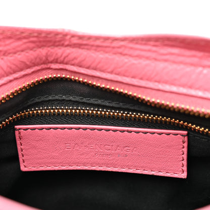 Balenciaga Agneau Giant 12 Gold Hardware Mini City Rose Bombon Raspberry 7 of 12