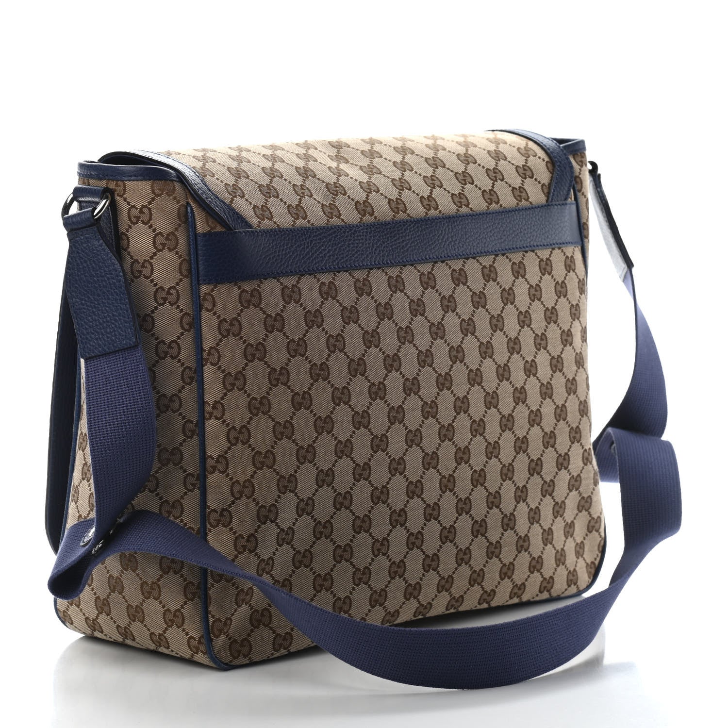 Gucci Monogram Convertible Diaper Bag Blue 3 of 9