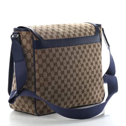 Gucci Monogram Convertible Diaper Bag Blue 3 of 9