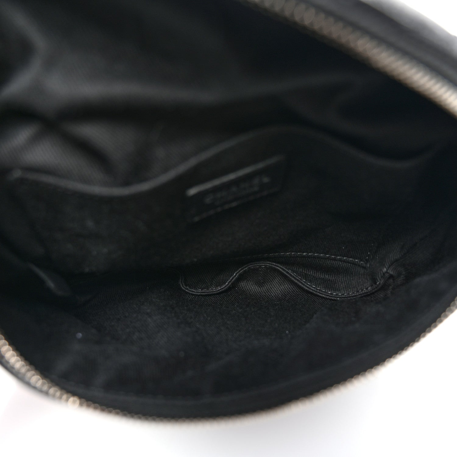 Chanel Grained Calfskin Quilted Waist Belt Bag Black 5 of 10