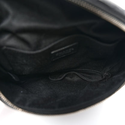 Chanel Grained Calfskin Quilted Waist Belt Bag Black 5 of 10