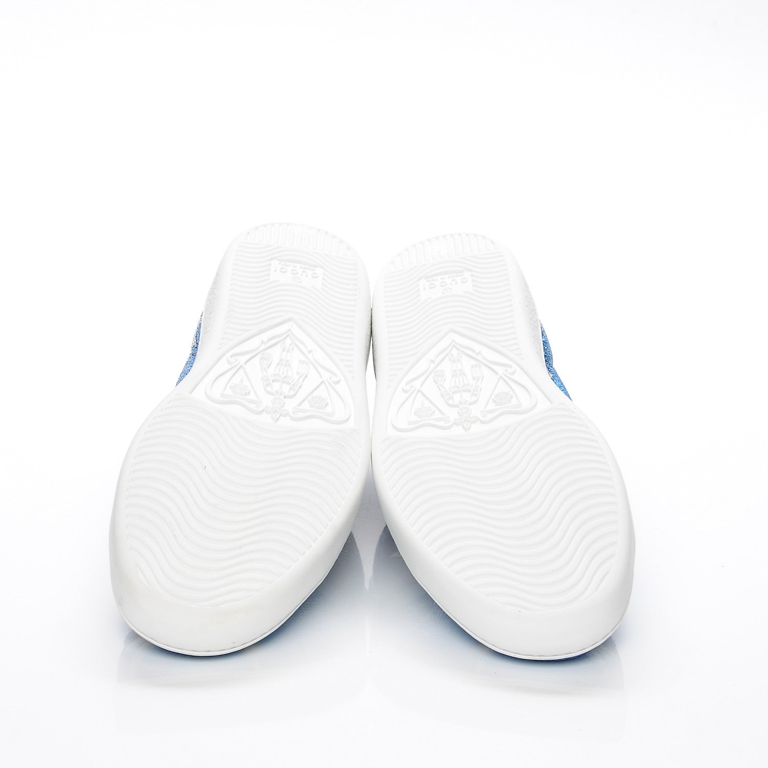 Gucci Lurex Starry Sky Sylvie Web New Ace Sneakers 38 Bluette Silver 5 of 7
