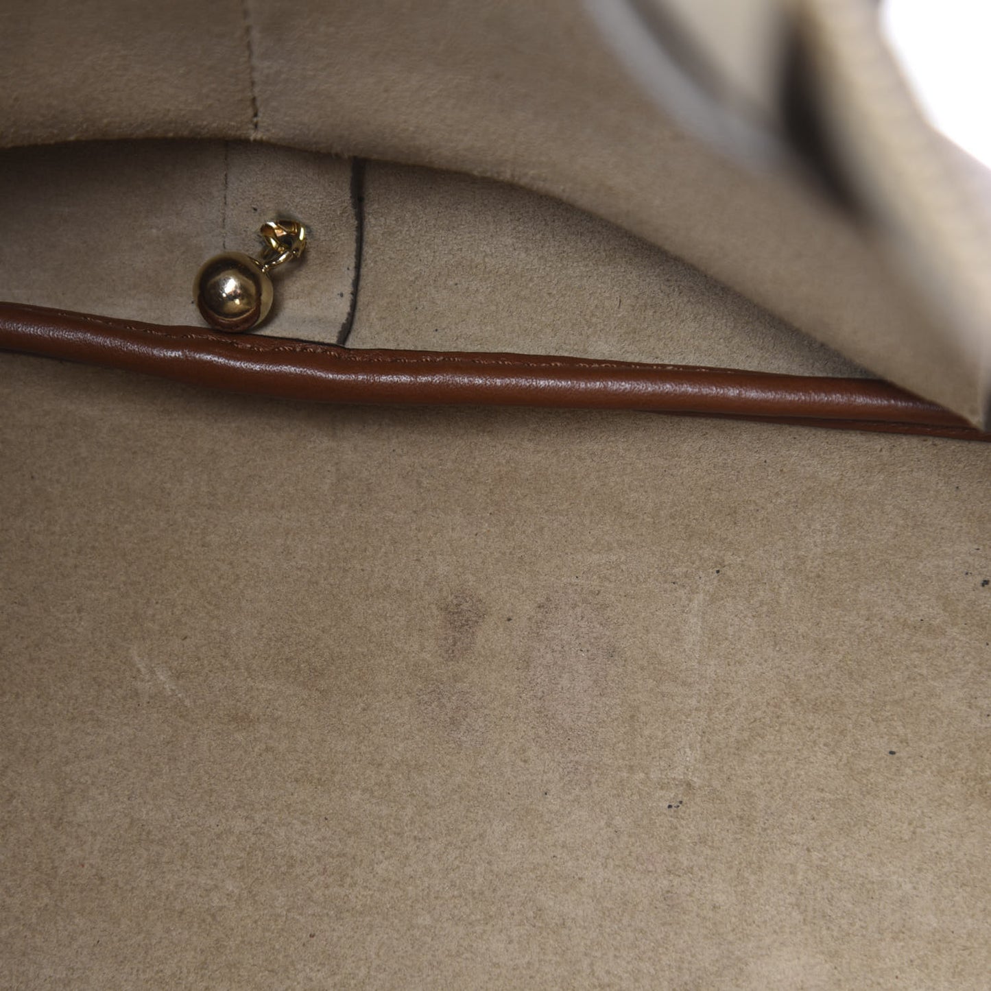 Smooth Calfskin Medium Baylee Chain Tote Tobacco