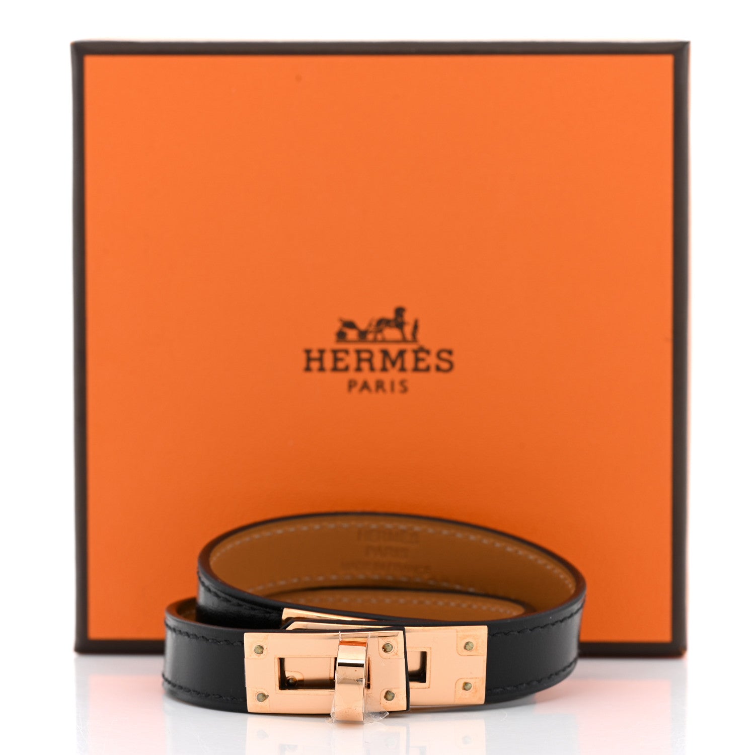 Hermes Swift Mini Kelly Double Tour Bracelet T3 Black 7 of 7