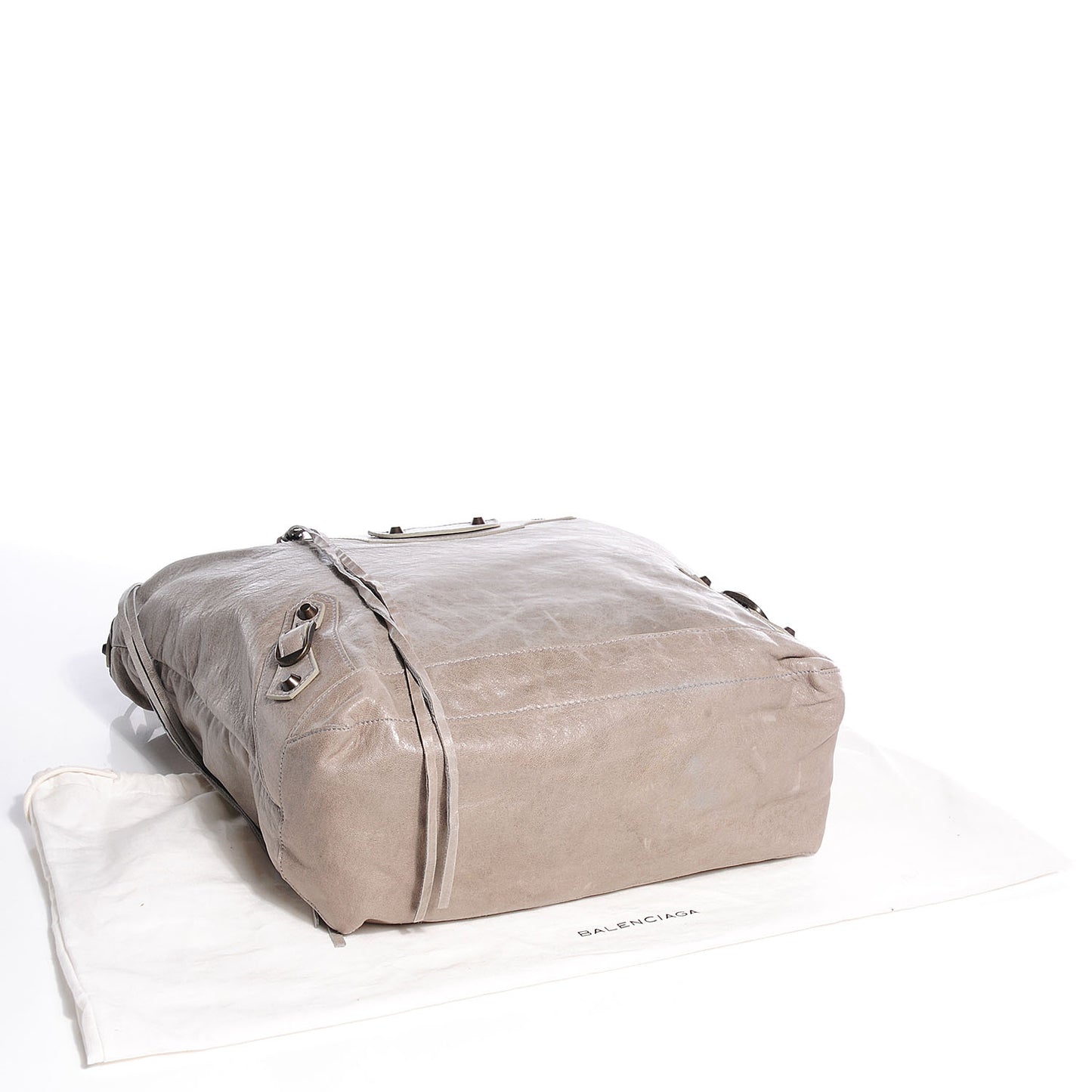 Chevre Classic Hardware Day Hobo Greige