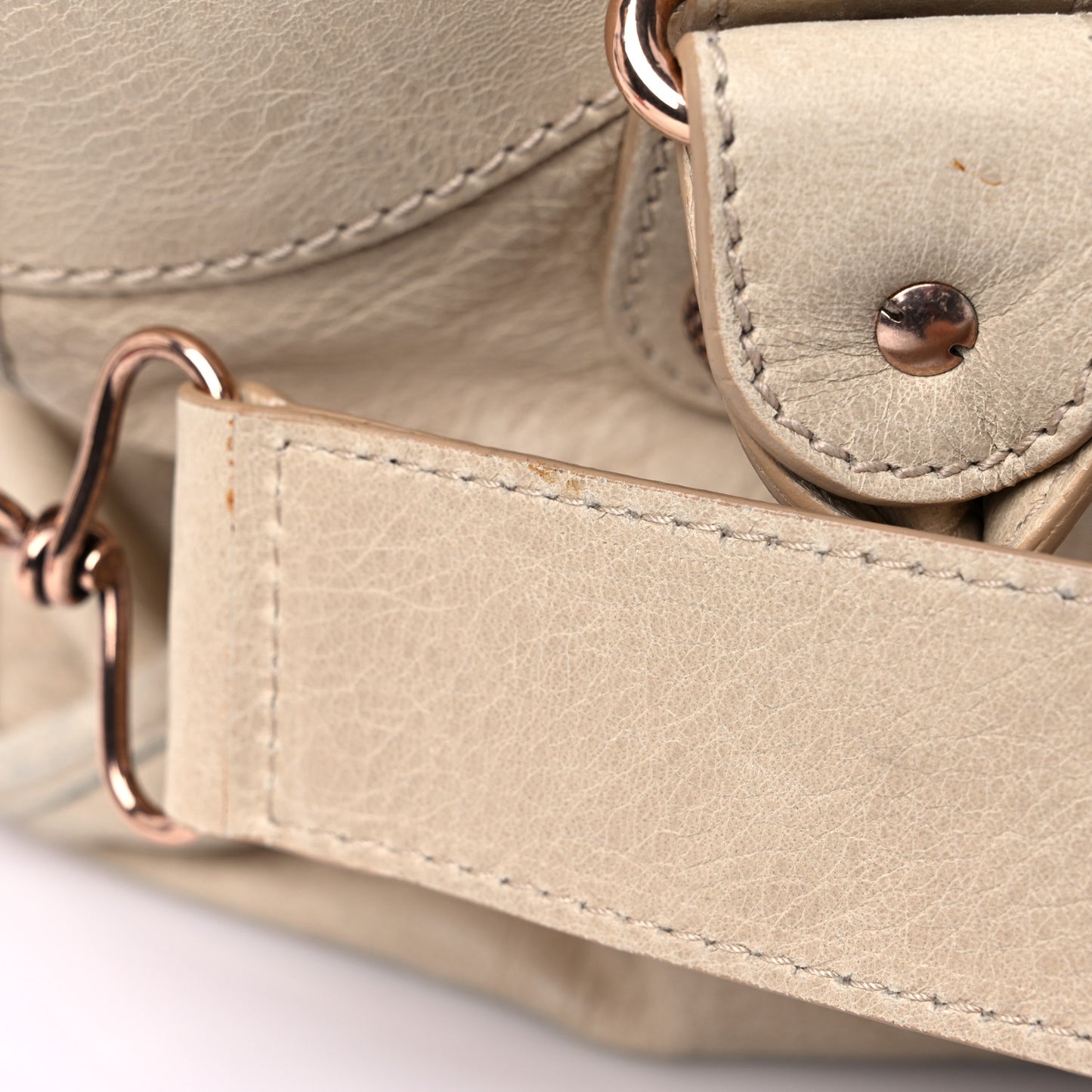 Agneau Giant 21 Rose Gold Hardware City Praline