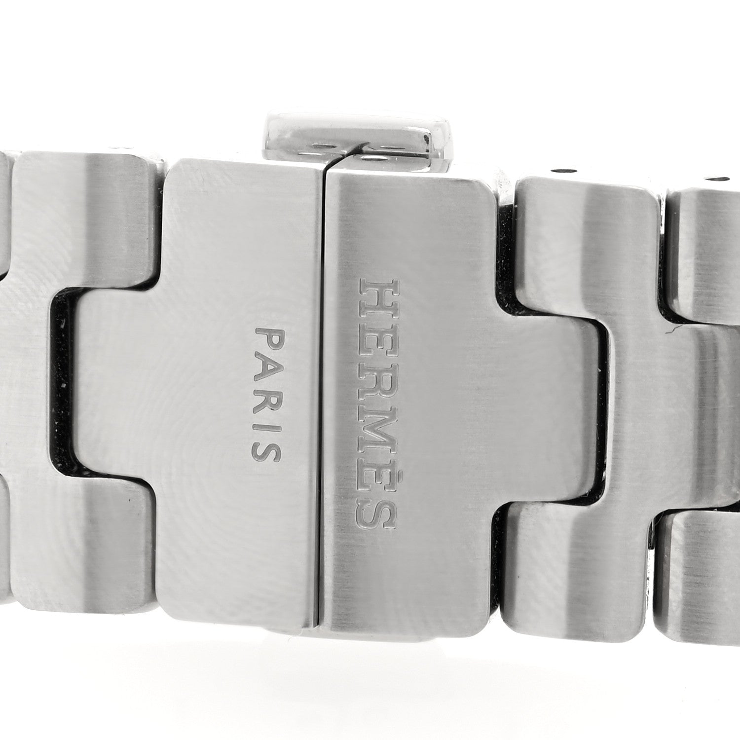 Hermes Stainless Steel 42mm Grand H Apple Watch Single Tour Band Gris 4 of 5