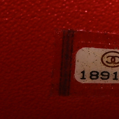 Chanel Lambskin Quilted Jumbo Double Flap Red 7 of 10