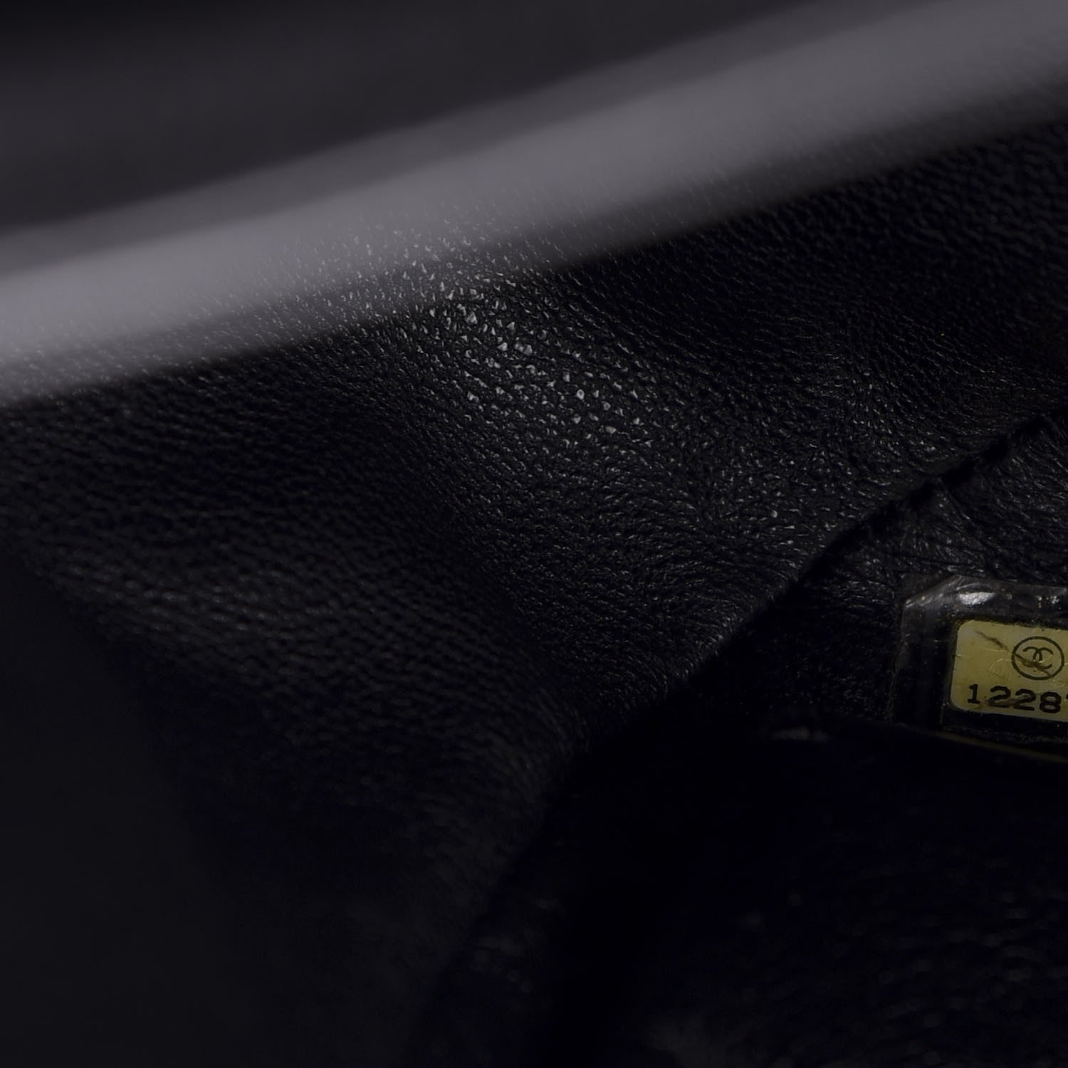 Chanel Caviar Half Moon Large Flap Black 9 of 10