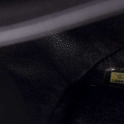 Chanel Caviar Half Moon Large Flap Black 9 of 10