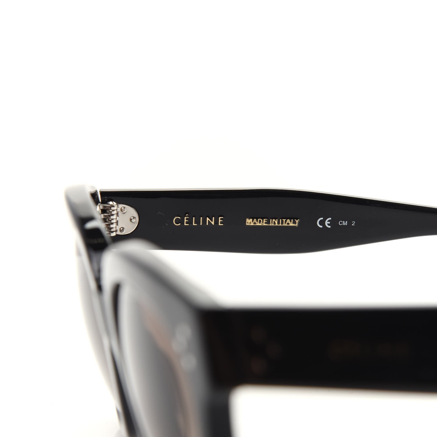 Celine New Audrey Sunglasses CL 41805/S Black 5 of 7