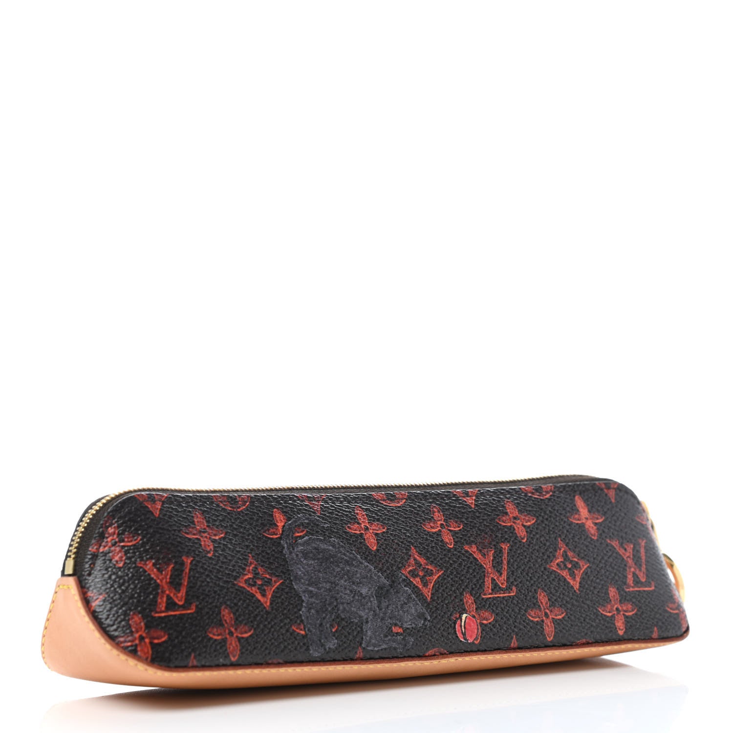 Louis Vuitton Catogram Elizabeth Pouch Orange Marron 2 of 4