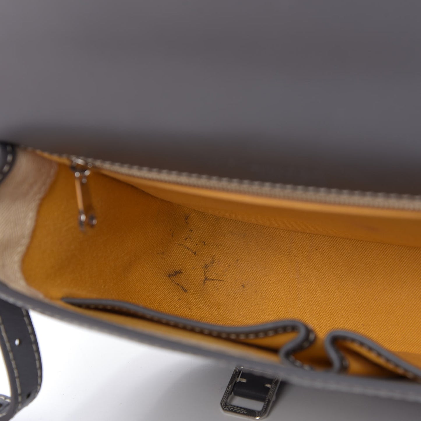 Goyardine Belvedere PM Messenger Bag Grey