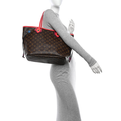 Louis Vuitton Monogram Totem Neo Neverfull MM Flamingo 2 of 10