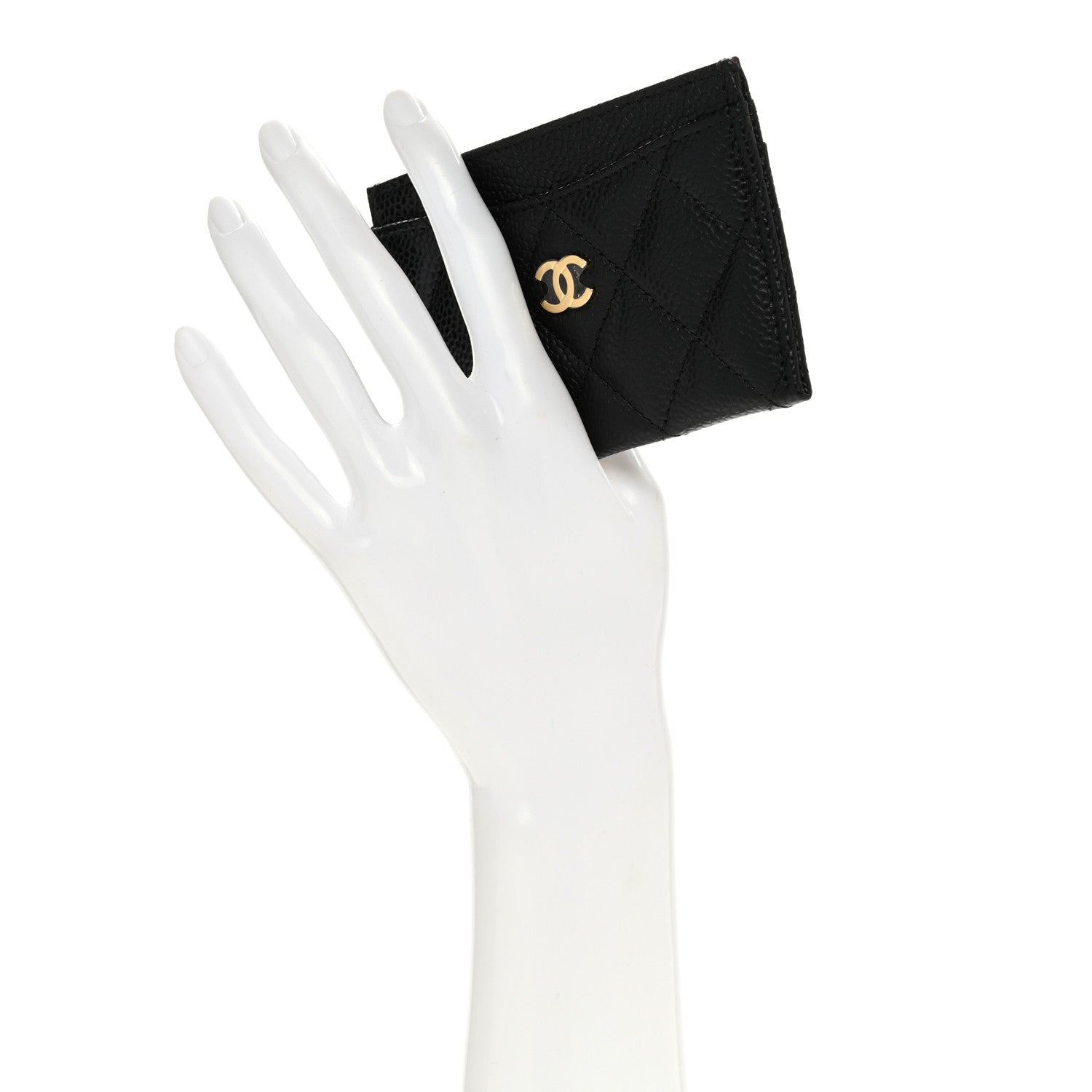 Chanel Caviar Quilted Card Holder Black 2 of 8