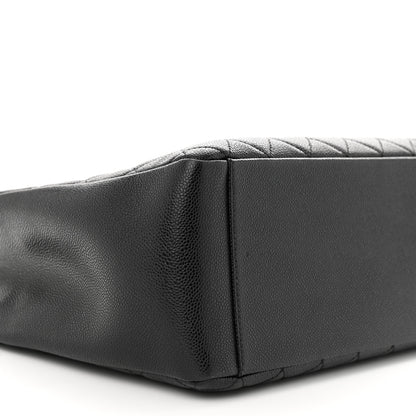 Chanel Caviar Quilted Grand Shopping Tote GST Black 9 of 10