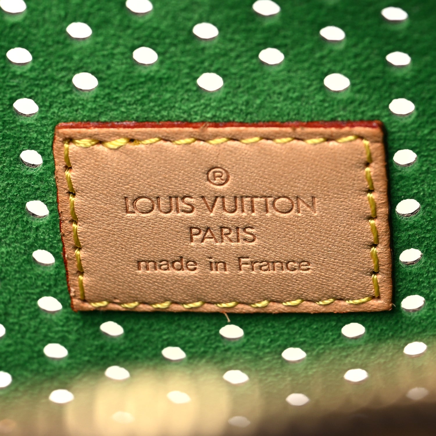 Louis Vuitton Monogram Perforated Speedy 30 Green 6 of 8