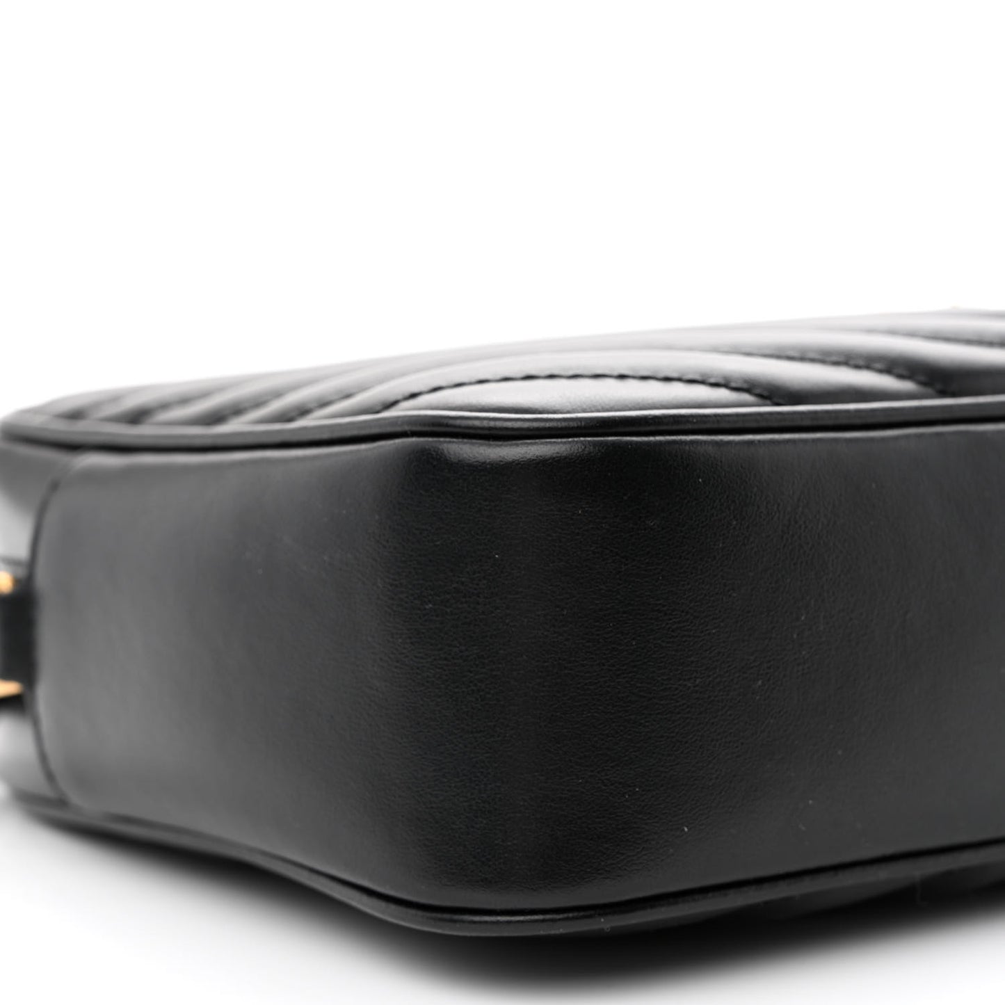Calfskin Matelasse Monogram Lou Camera Bag Black