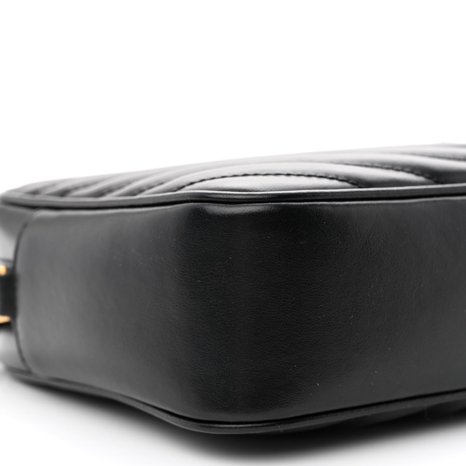 Saint Laurent Calfskin Matelasse Monogram Lou Camera Bag Black 9 of 10